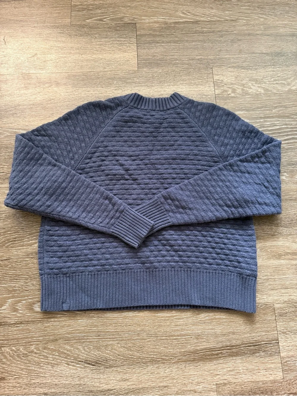 Lululemon Texture Play Crew Sweater Cadet Blue